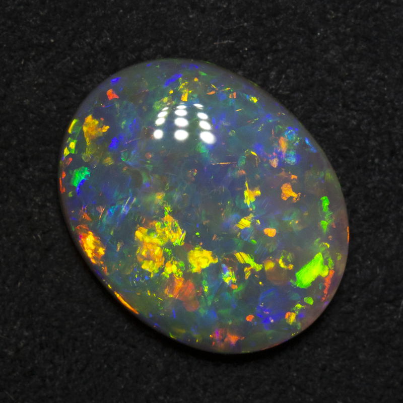 3.24 ct gem crystal opal 13.3x10.7x3.6mm