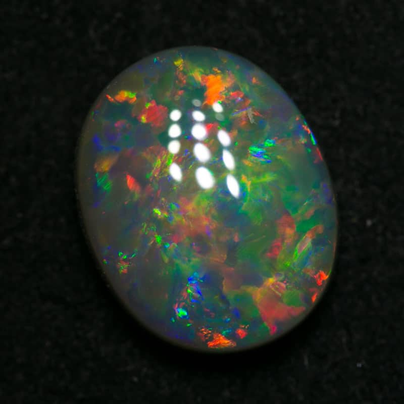 3.25 ct dark opal gem 11x9x4.5