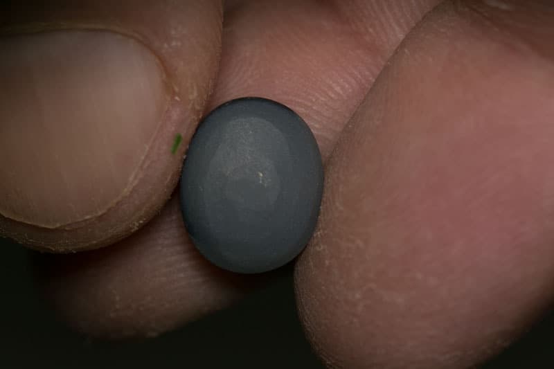 3.25 ct dark opal gem 11x9x4.5