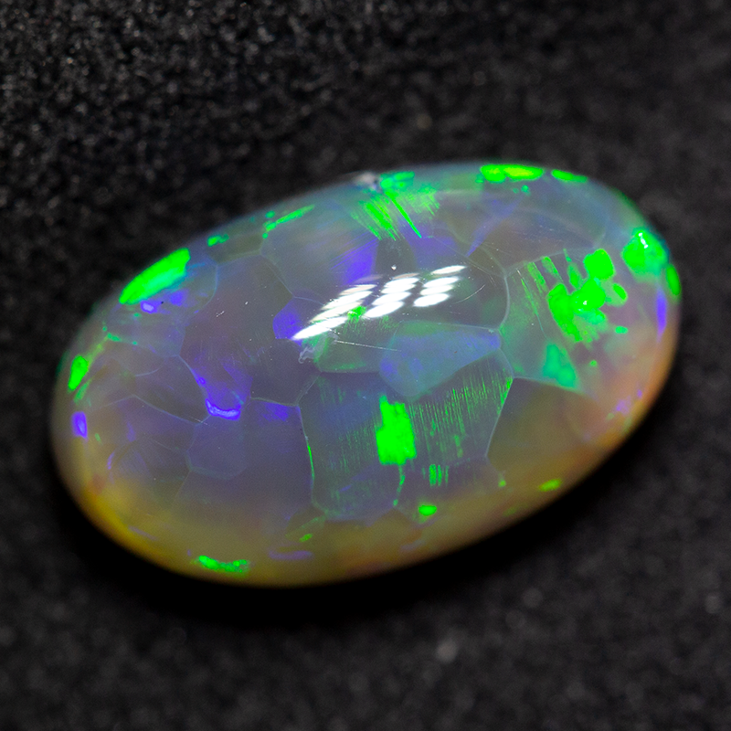 3.28 ct dark crystal opal 12x7x5mm