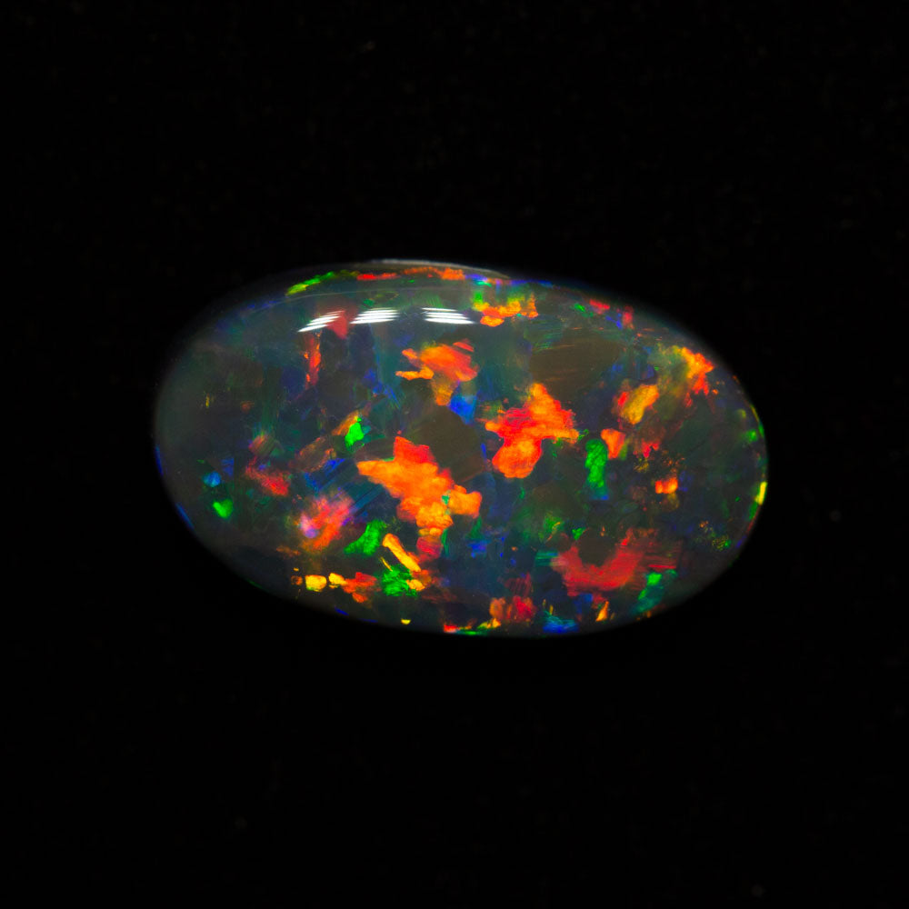3.29 ct black opal 13x7.8x4.6mm