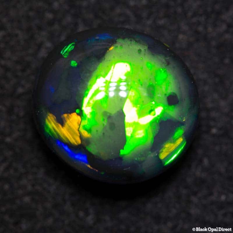 3.29 ct gem black opal 10x9x6mm