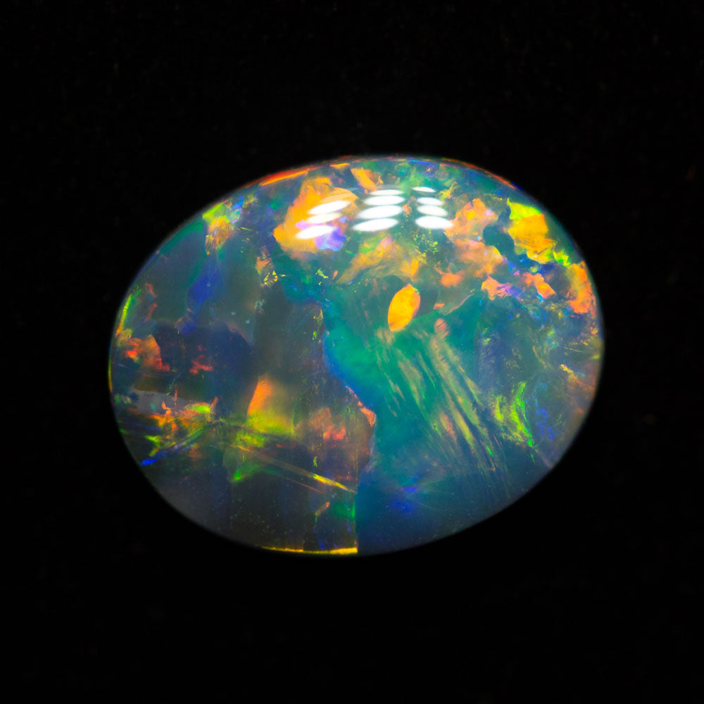 3.31 ct black opal 12.7x10.1x4.1mm