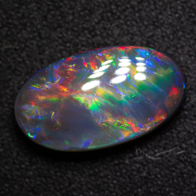 3.31 ct black opal 14.1x8.1x4.4mm