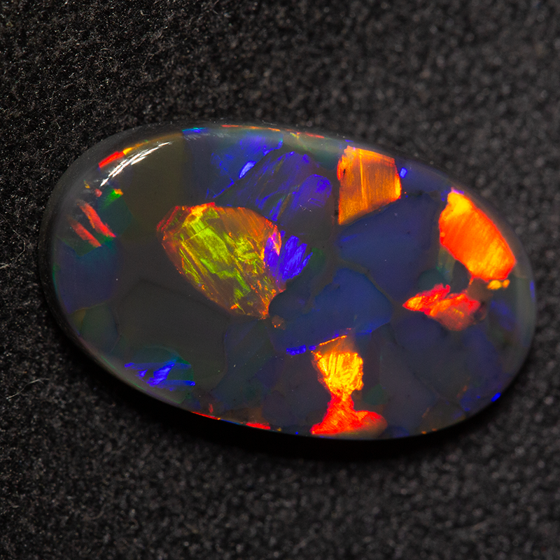 3.32 ct black opal 14.9x8.9x3.5mm