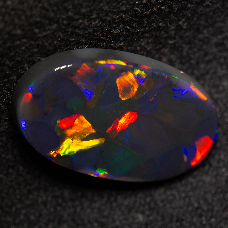 3.32 ct black opal 14.9x8.9x3.5mm