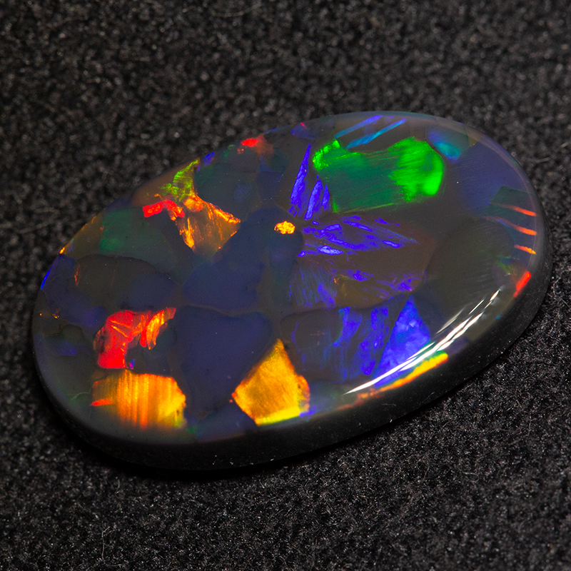 3.32 ct black opal 14.9x8.9x3.5mm