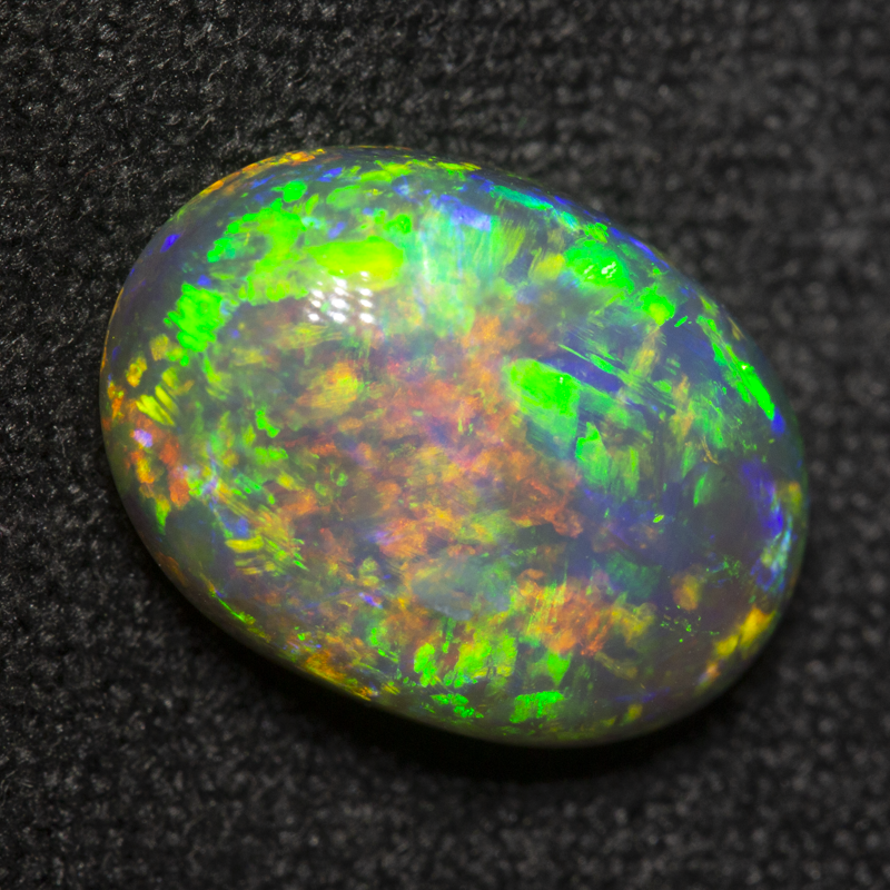 3.40 ct dark crystal opal 12x8.5x5.1mm