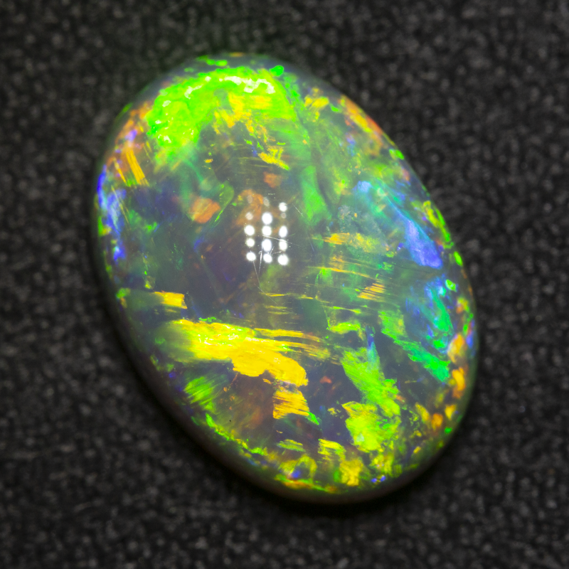 3.40 ct dark crystal opal 12x8.5x5.1mm