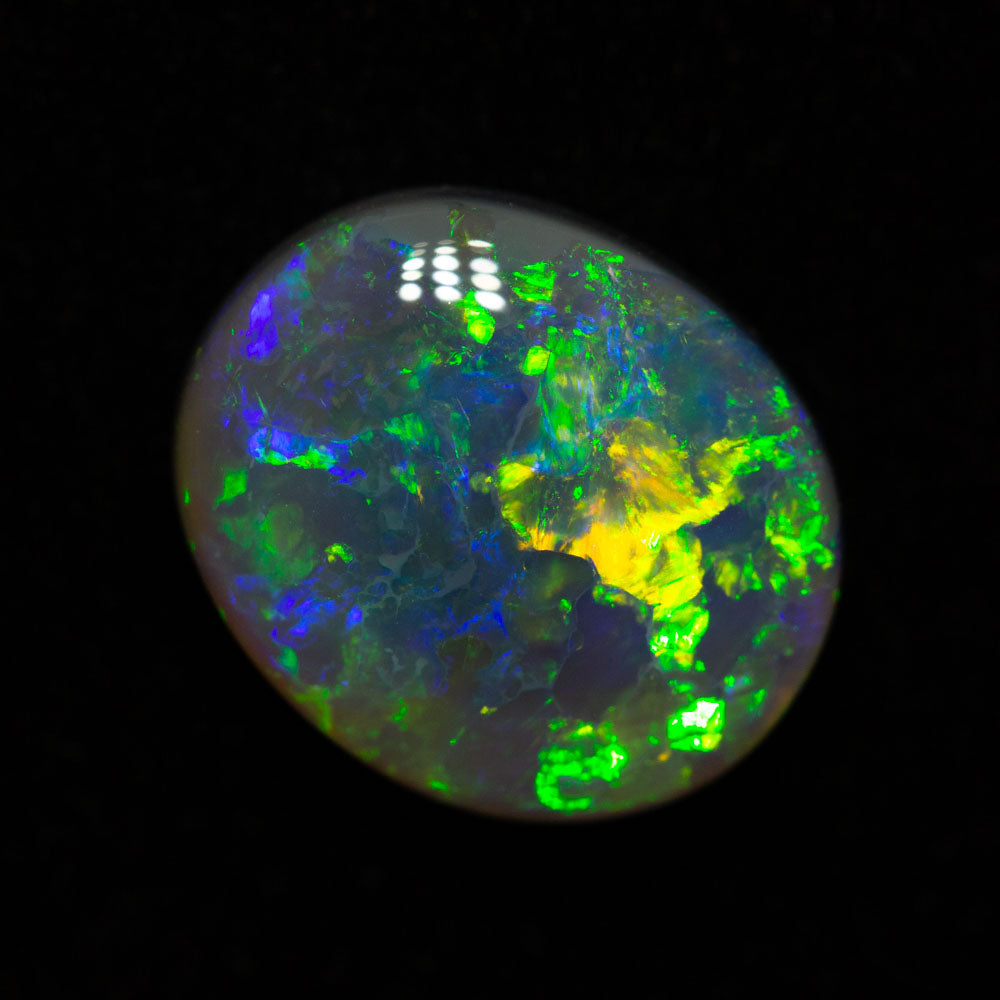 3.42 ct black opal 11.8x10x4.6mm