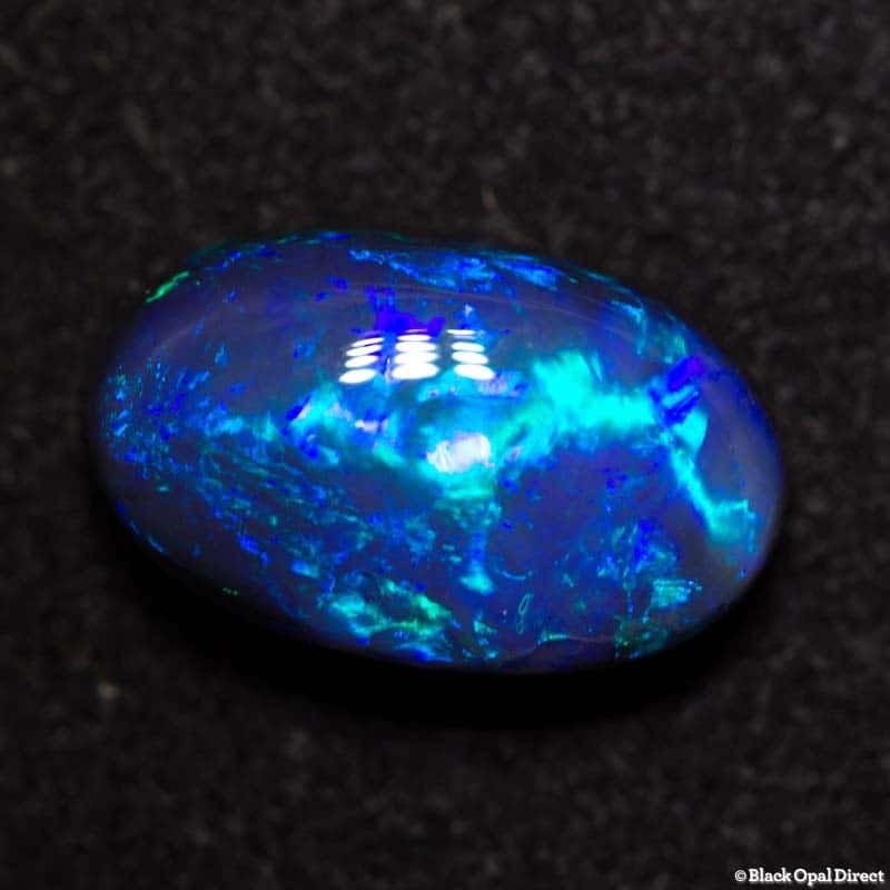 3.42 ct black opal 12x7.5x5mm