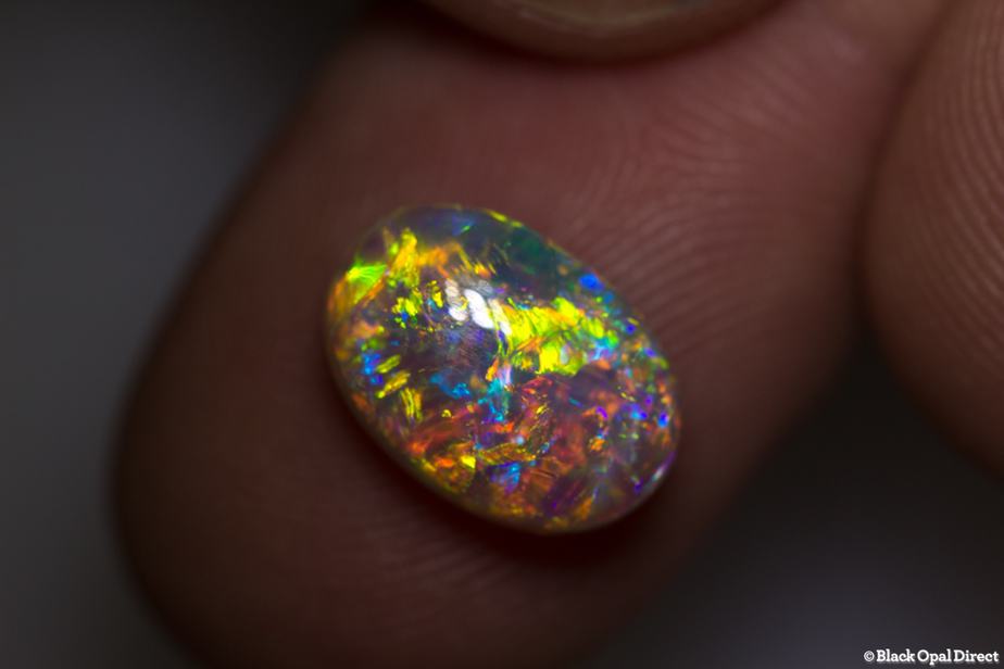 3.47 ct gem crystal opal 12x8.5x5mm