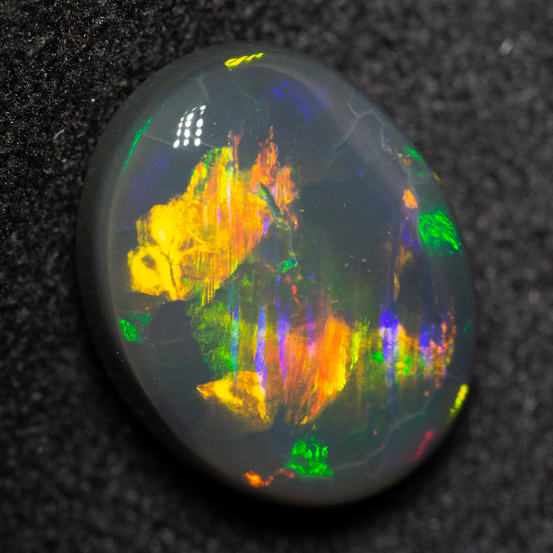 3.53 ct black opal 11.8x9.2x5.1mm