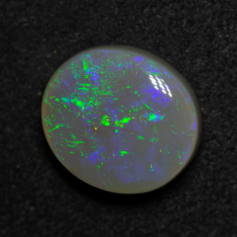 3.55 ct dark opal 11.1x9.9x5mm