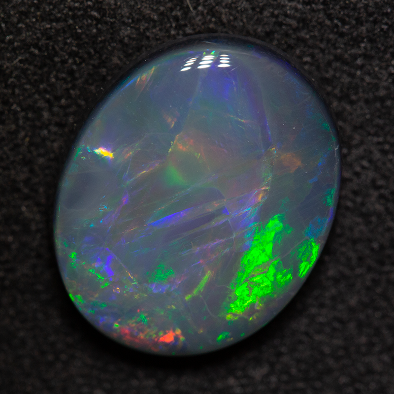 3.59 ct black opal 12.6x10.4x4mm