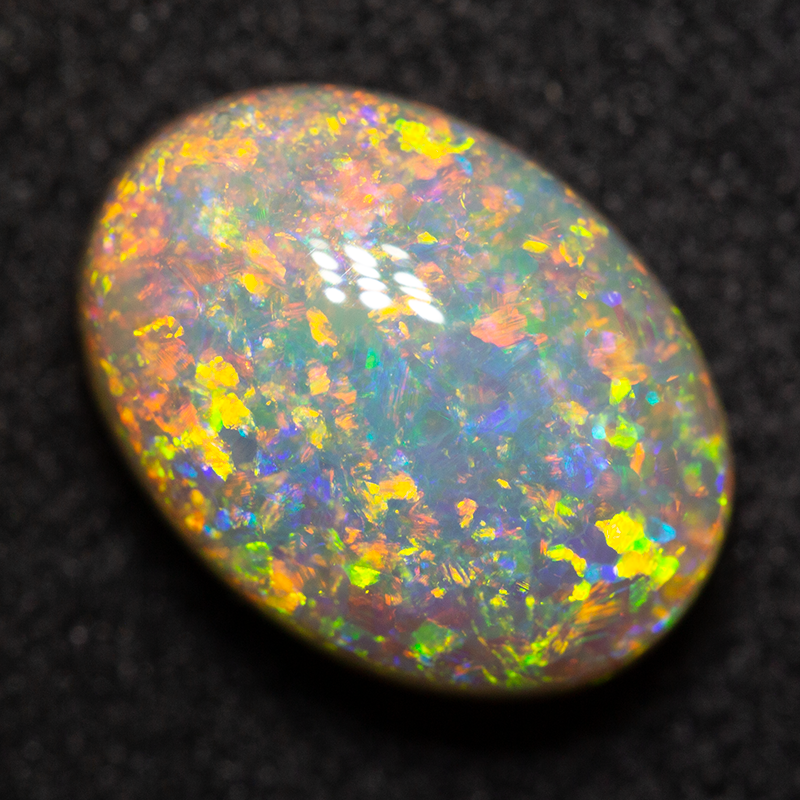 3.60 ct dark opal 11.6x8.5x5.9mm