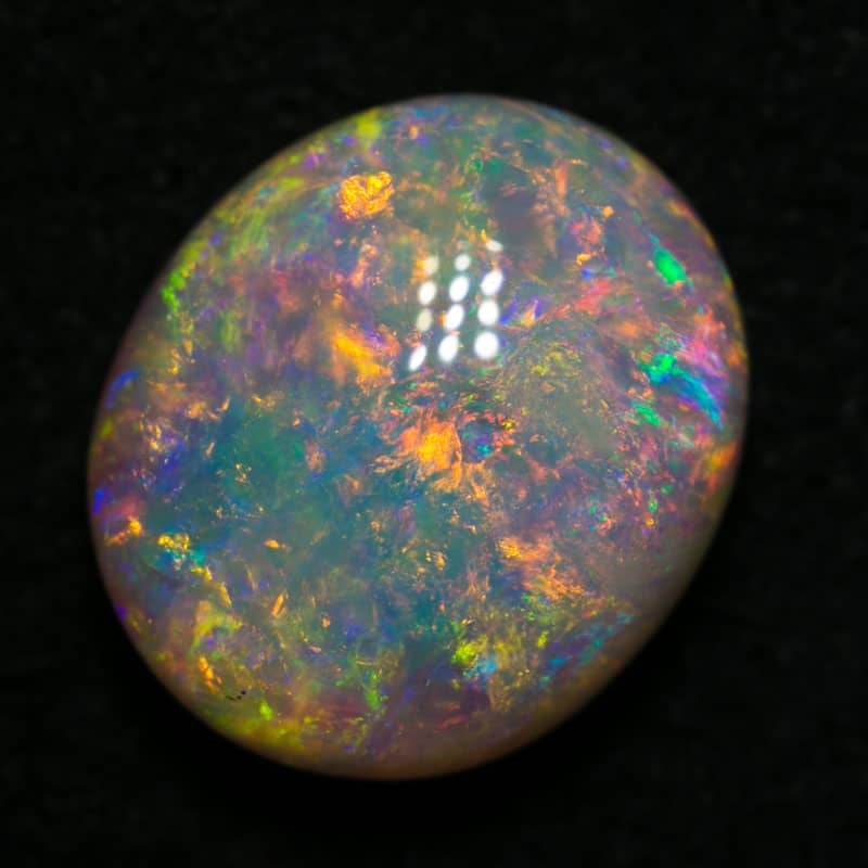 3.60 ct white opal 11.5x10x5mm