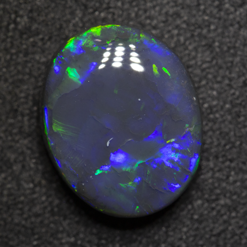 3.61 ct black opal 11.7x9.6x5mm
