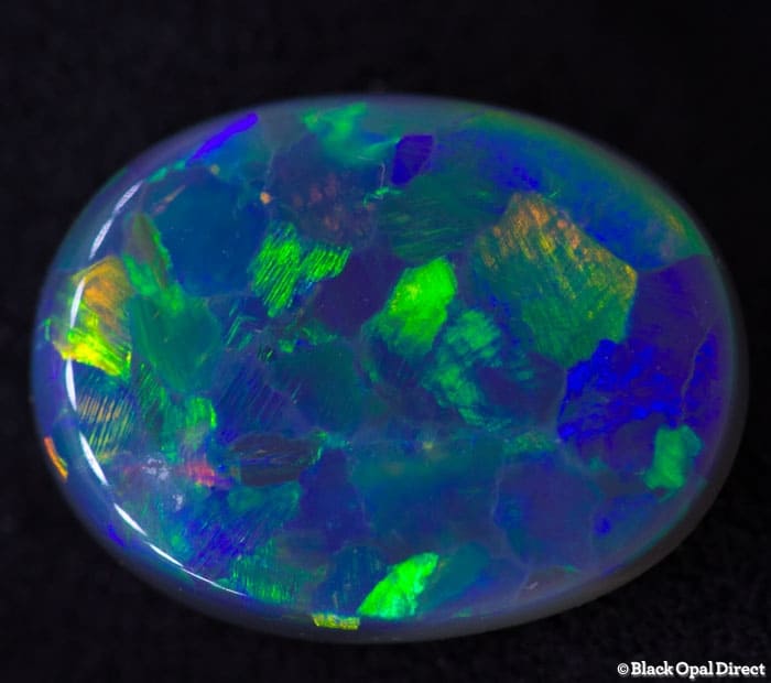 3.61 ct black opal 15x11x3mm