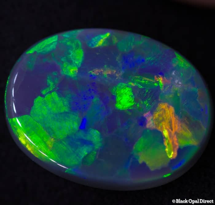 3.61 ct black opal 15x11x3mm