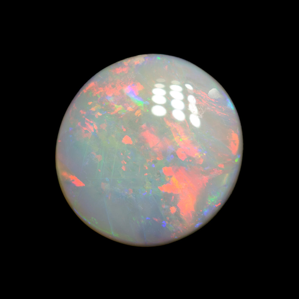 3.74 ct dark opal 12.8x12.2x3.5mm