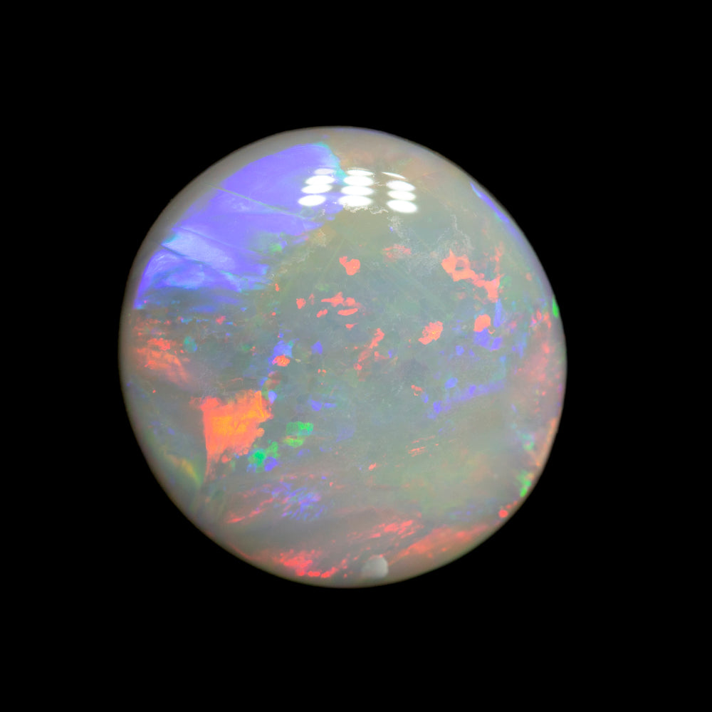 3.74 ct dark opal 12.8x12.2x3.5mm