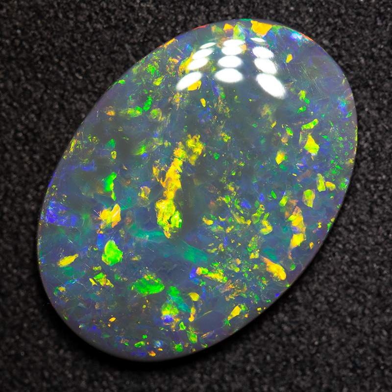 3.76 ct black opal 17x12.1x2.7mm