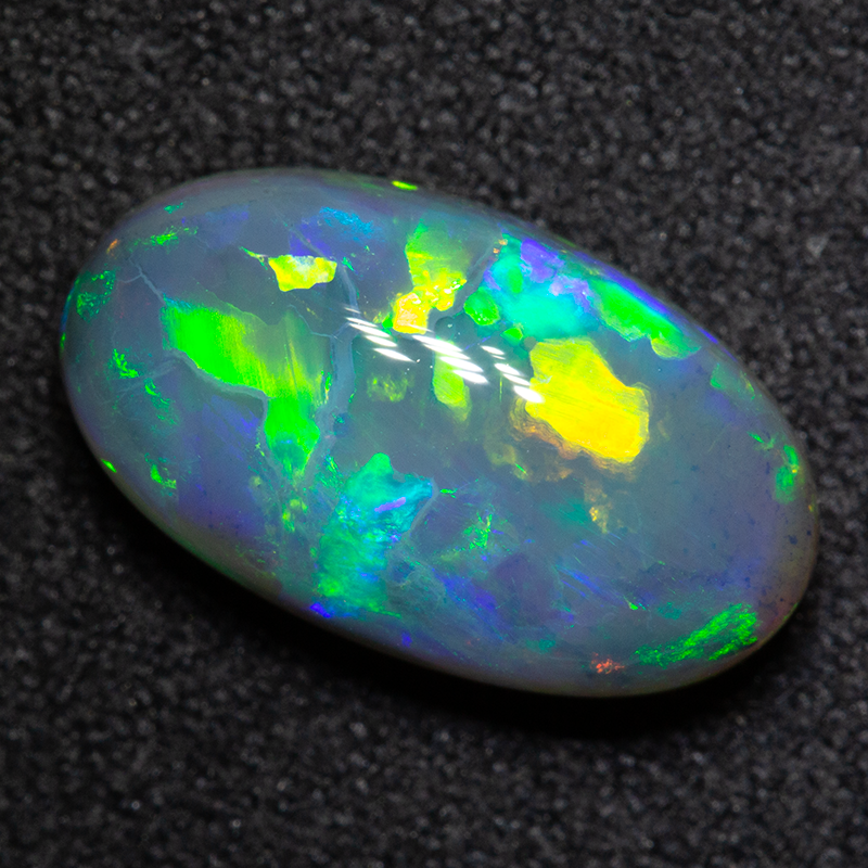 3.77 ct dark opal 14x8x5mm