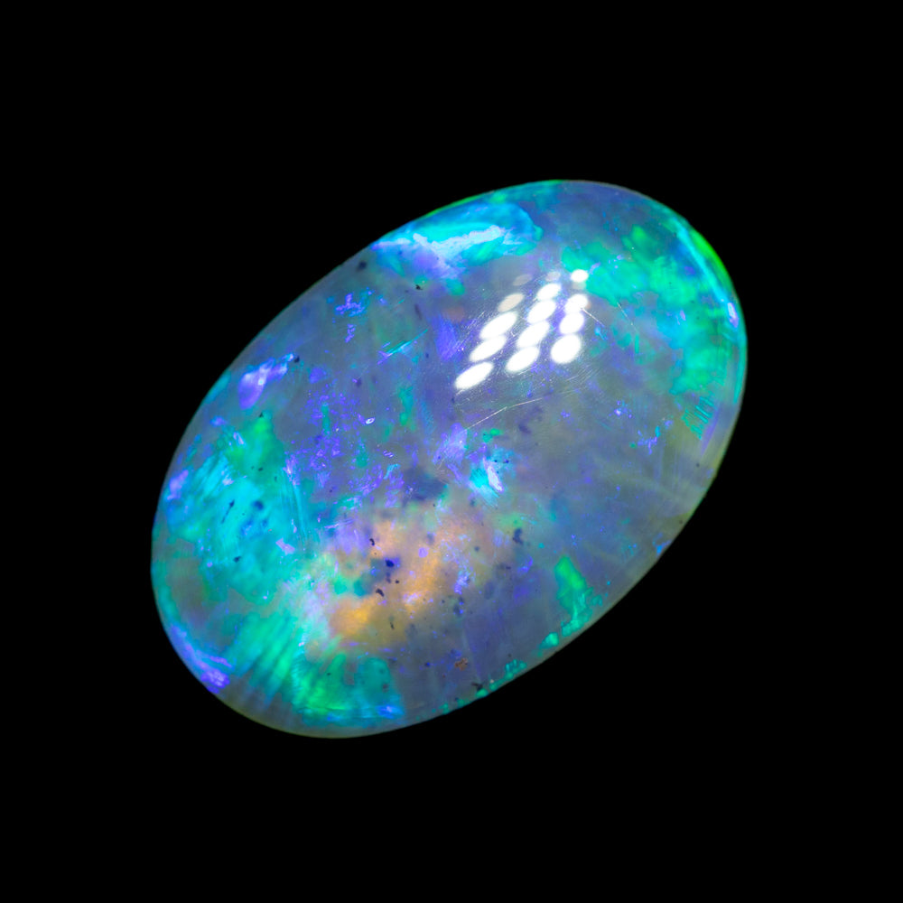 3.87 ct dark opal 13.6x8.9x4.7mm