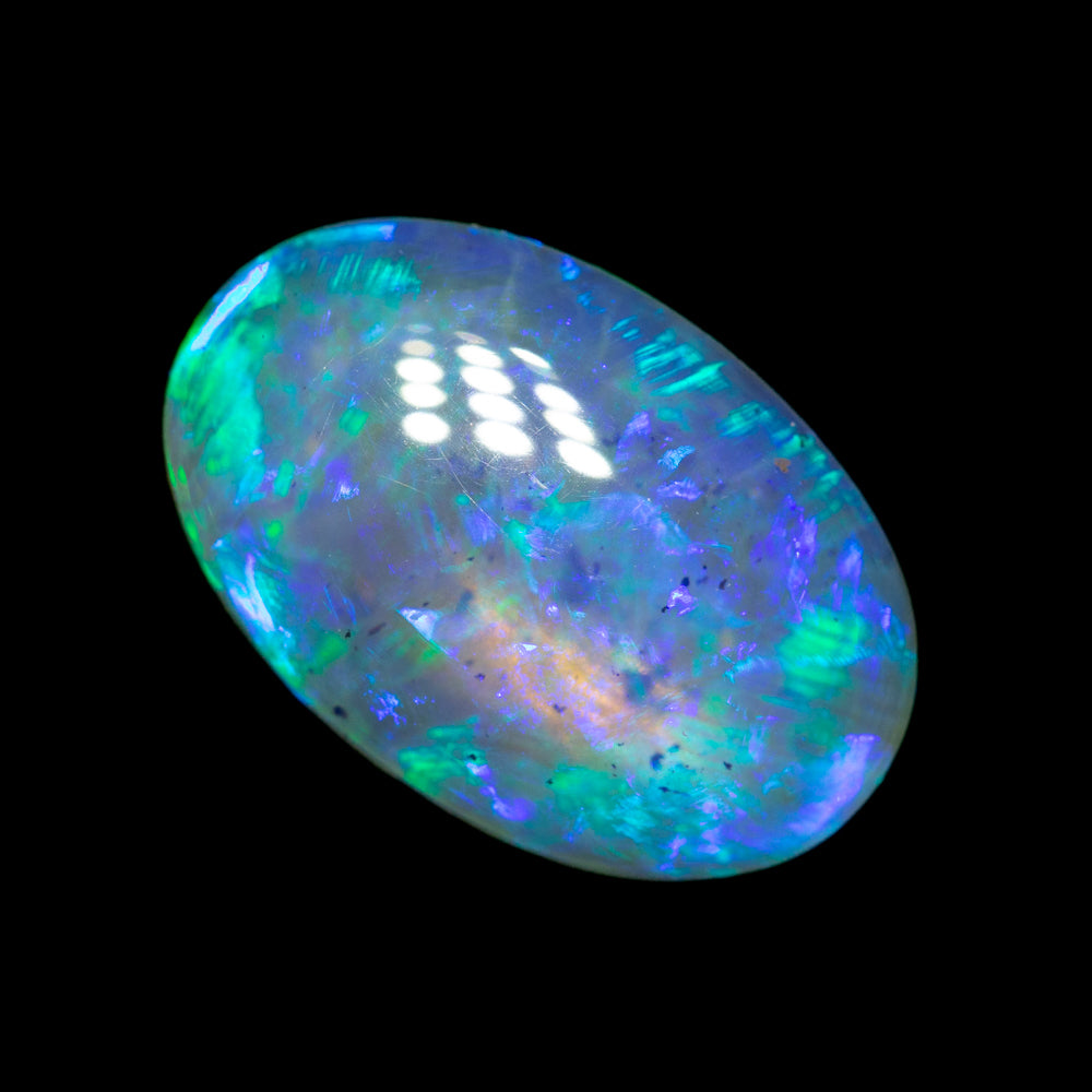 3.87 ct dark opal 13.6x8.9x4.7mm