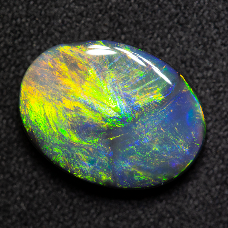 3.88 ct black opal 13.8x10.4x4mm