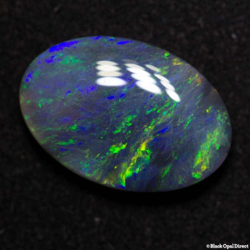 3.88ct semi black opal