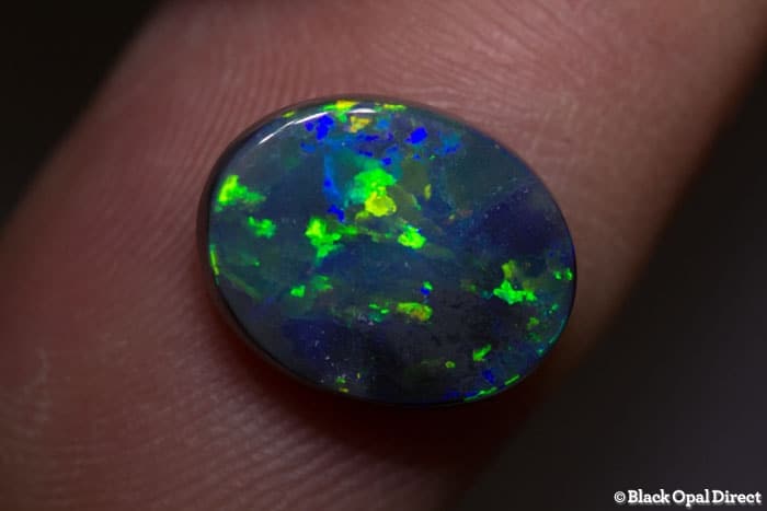 3.90 ct black opal 12.5x10x5mm