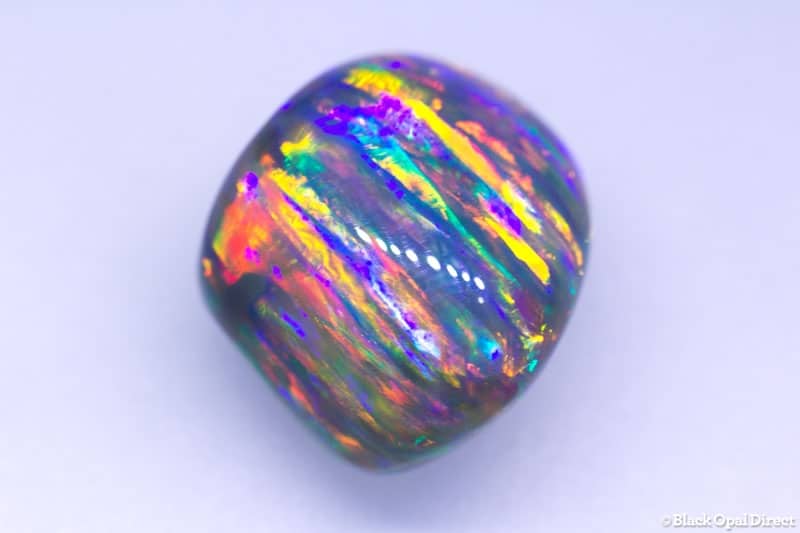 31.17 ct striated pattern crystal gem opal baroque 19x18x15mm