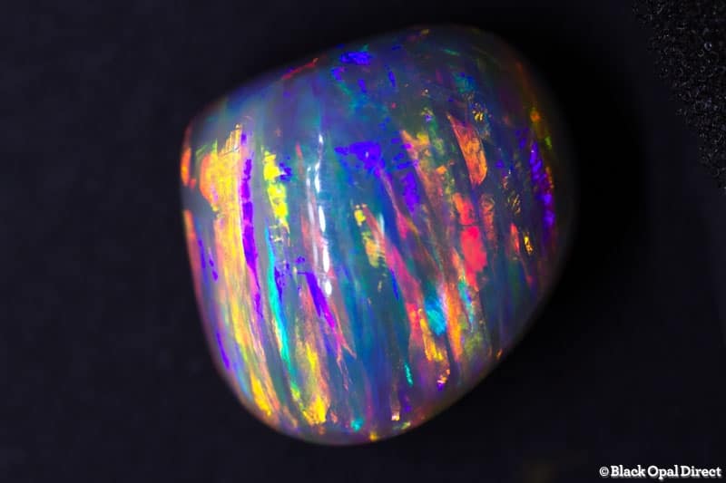31.17 ct striated pattern crystal gem opal baroque 19x18x15mm