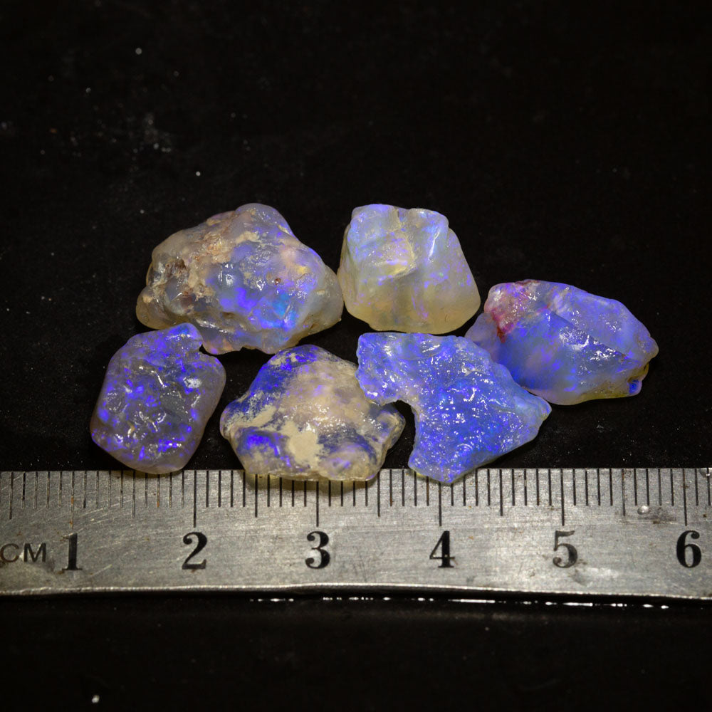 32 ct rough opal parcel 6pc