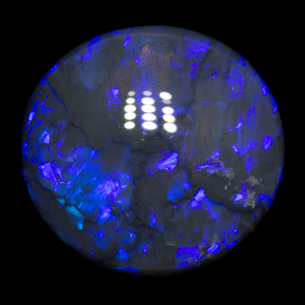 32.53 ct black opal 25.1x23.9x8.5mm
