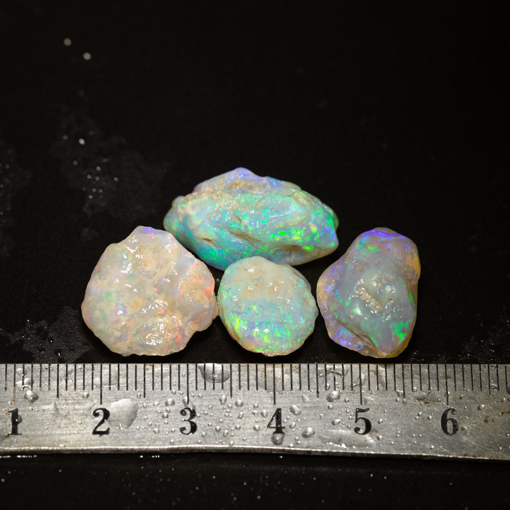 32 ct rough opal parcel 4pc