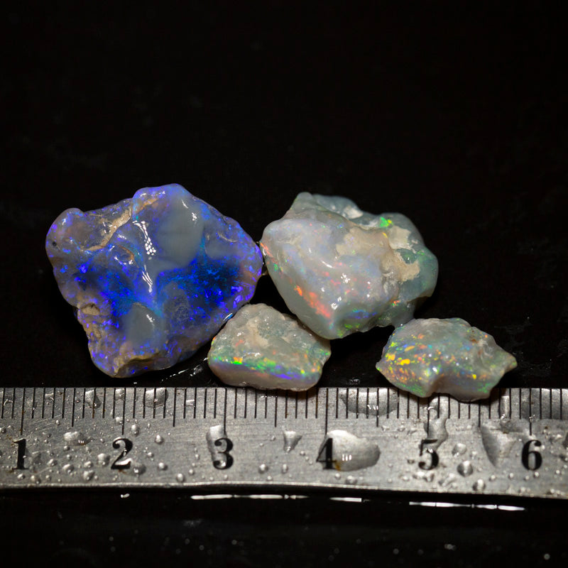 33 ct rough opal parcel 4pc