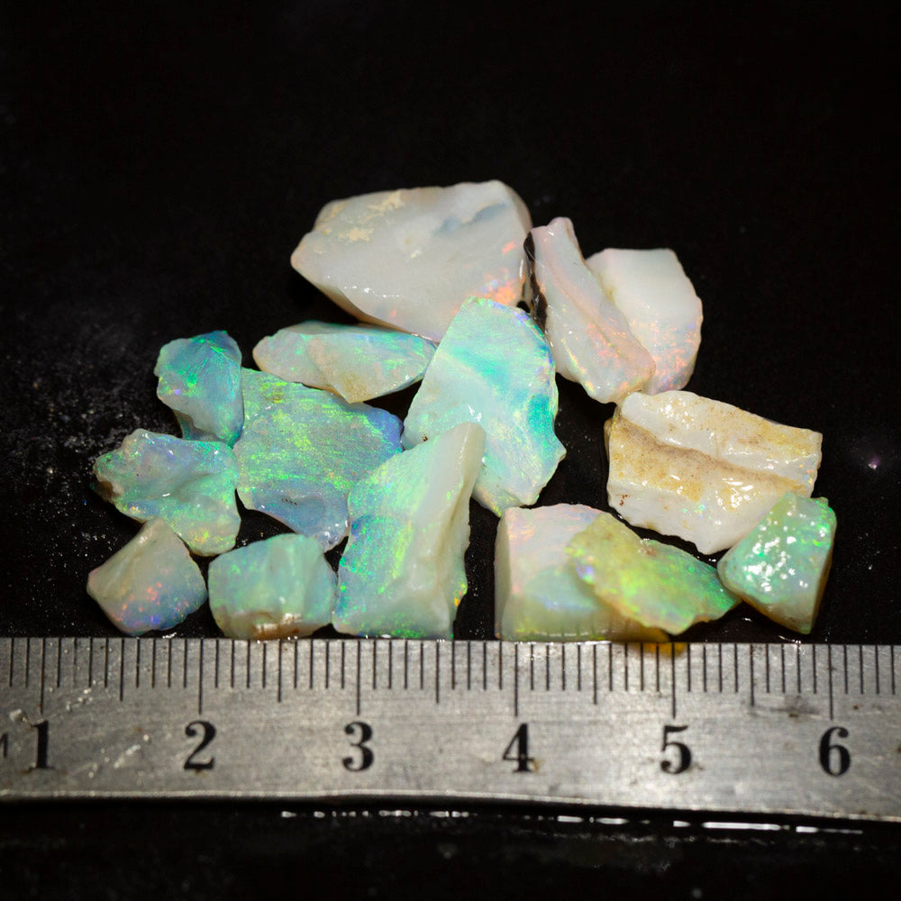 34 ct rough opal parcel 15pc