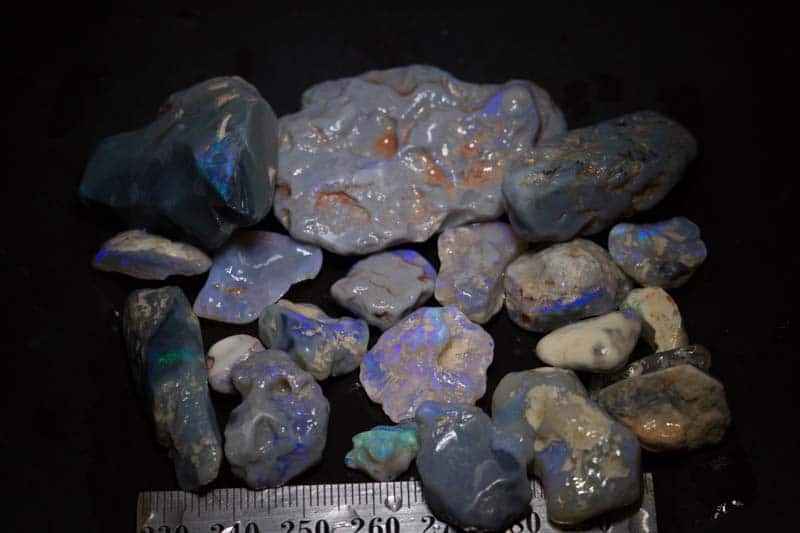 369ct rough opal parcel
