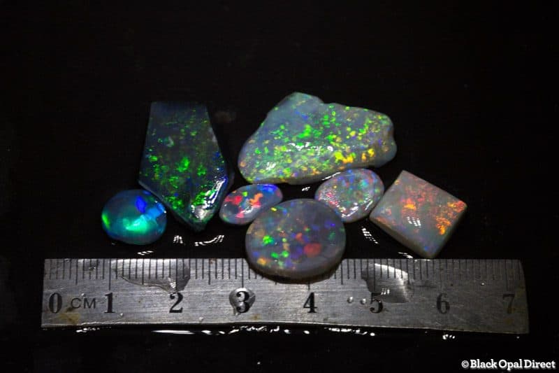 36ct opal rubs parcel 7pc