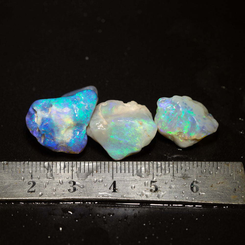 37 ct rough opal parcel 3pc