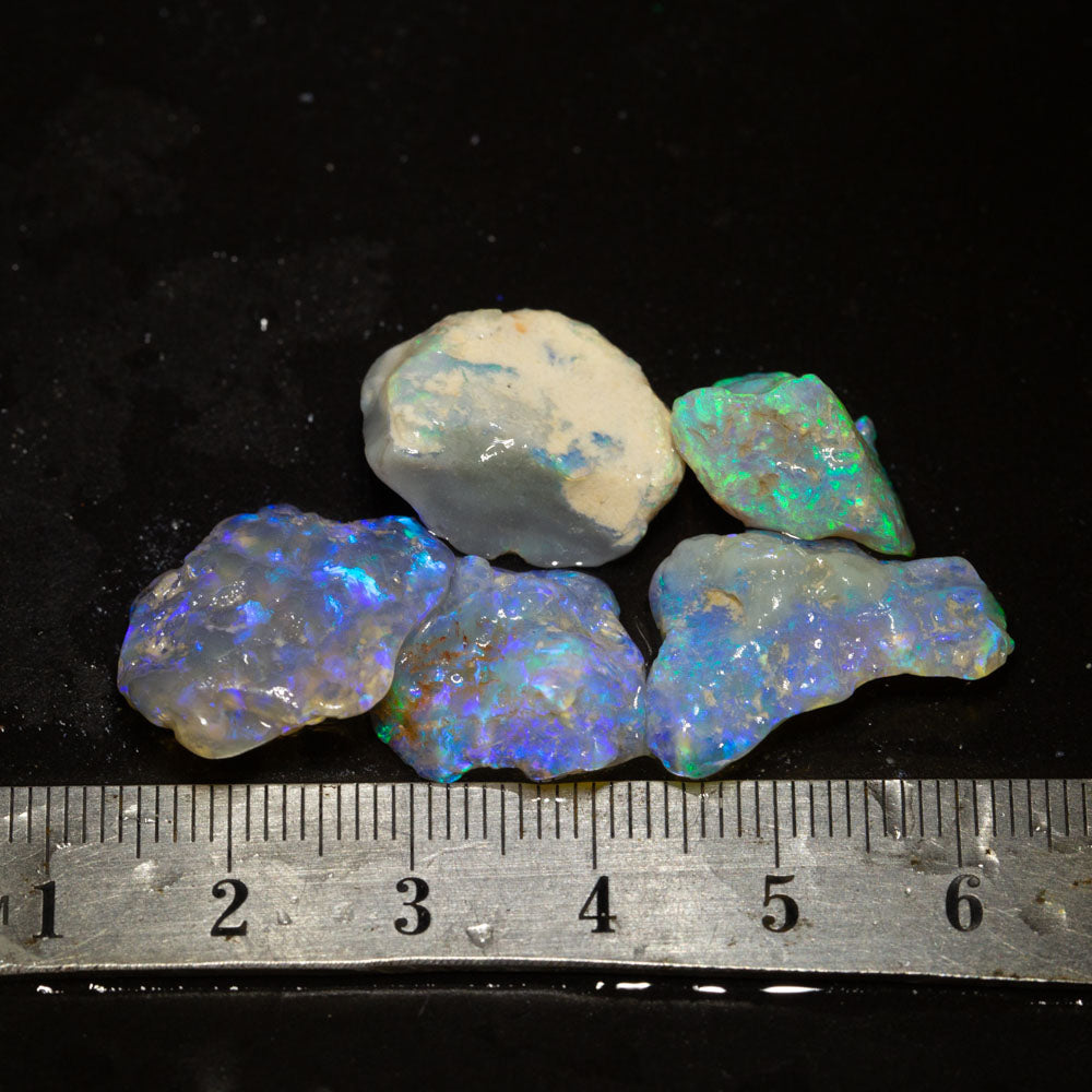 38 ct rough opal parcel 5pc