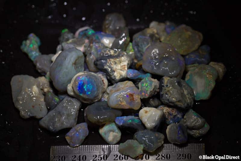 385 ct rough opal parcel for beginners and intermediate opal cutters