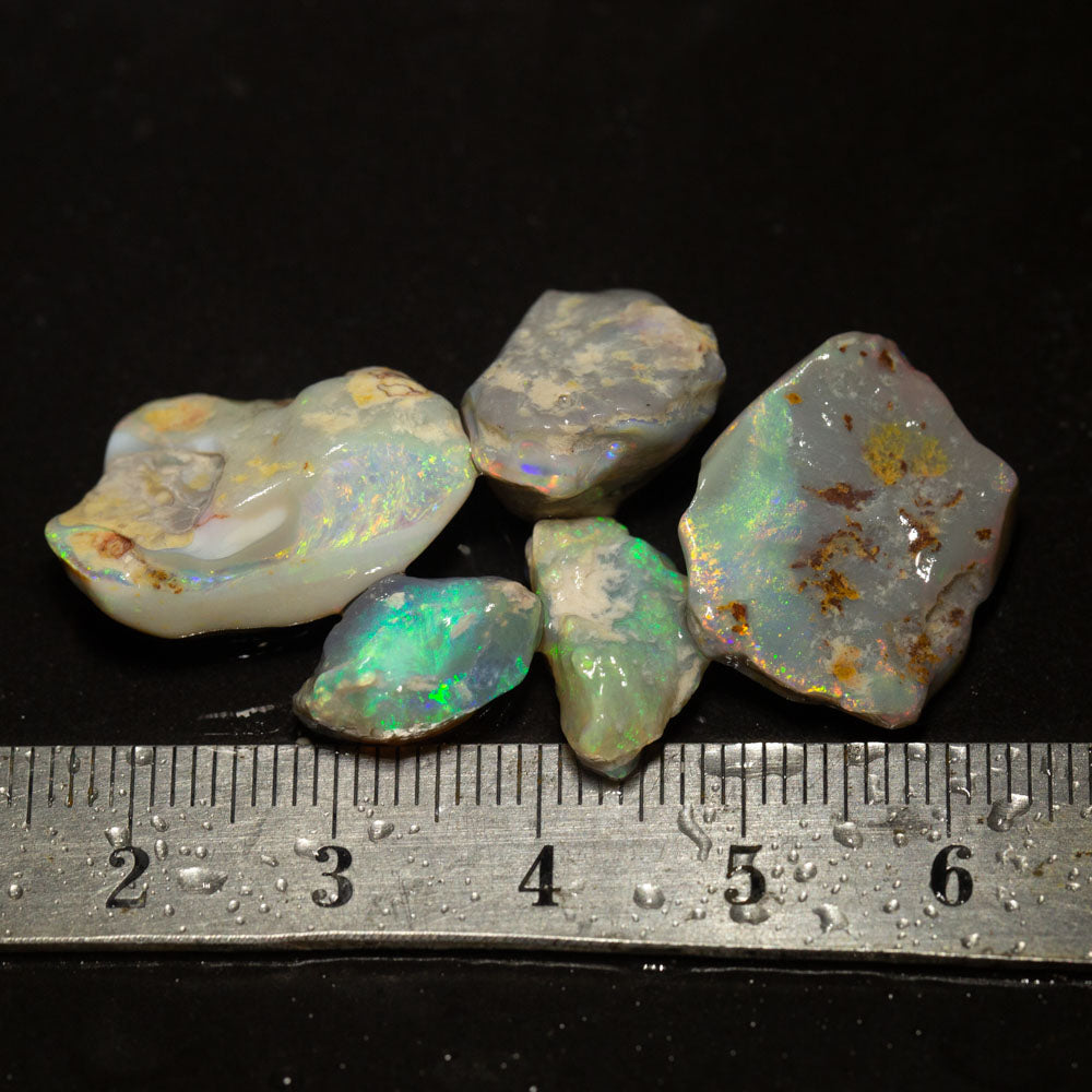 38 ct rough opal parcel 5pc