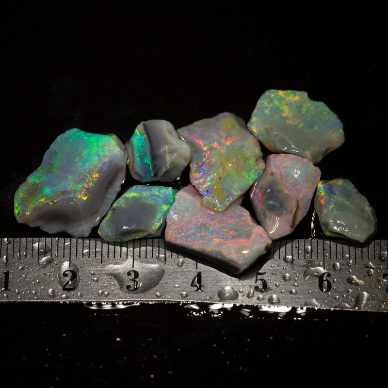 39 ct rough opal parcel 8pc