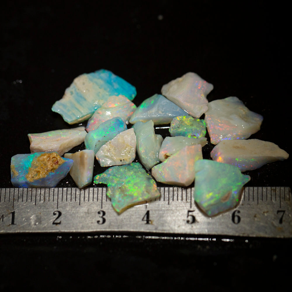 39 ct rough opal parcel 17pc