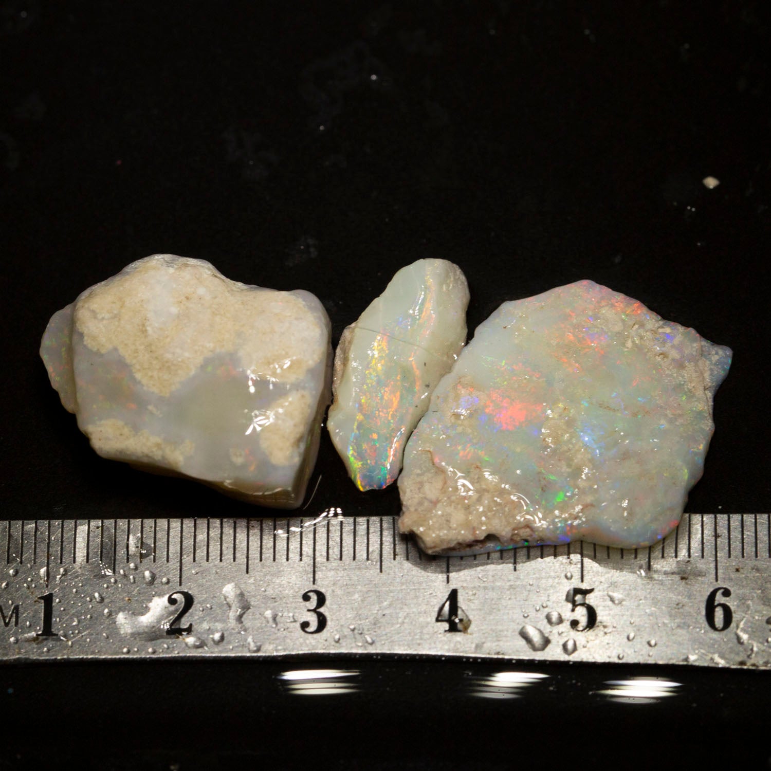 39 ct rough opal parcel 3pc