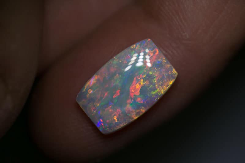 4.02 ct crystal opal barrell shape 14.5x9.5x5mm